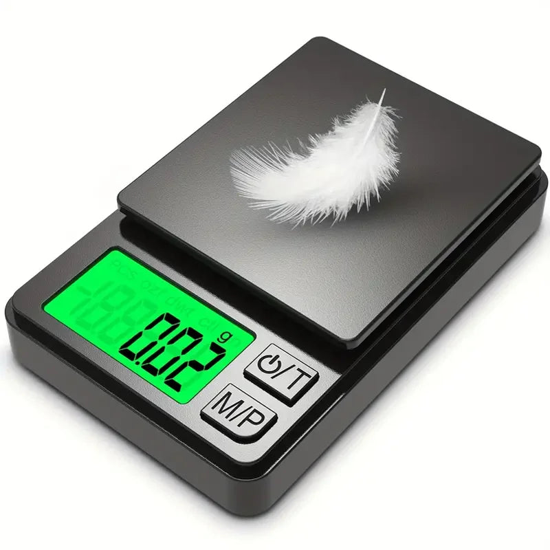 Präzise Digitale Taschenwaage 1000g/0.01g – Kompakt & Vielseitig