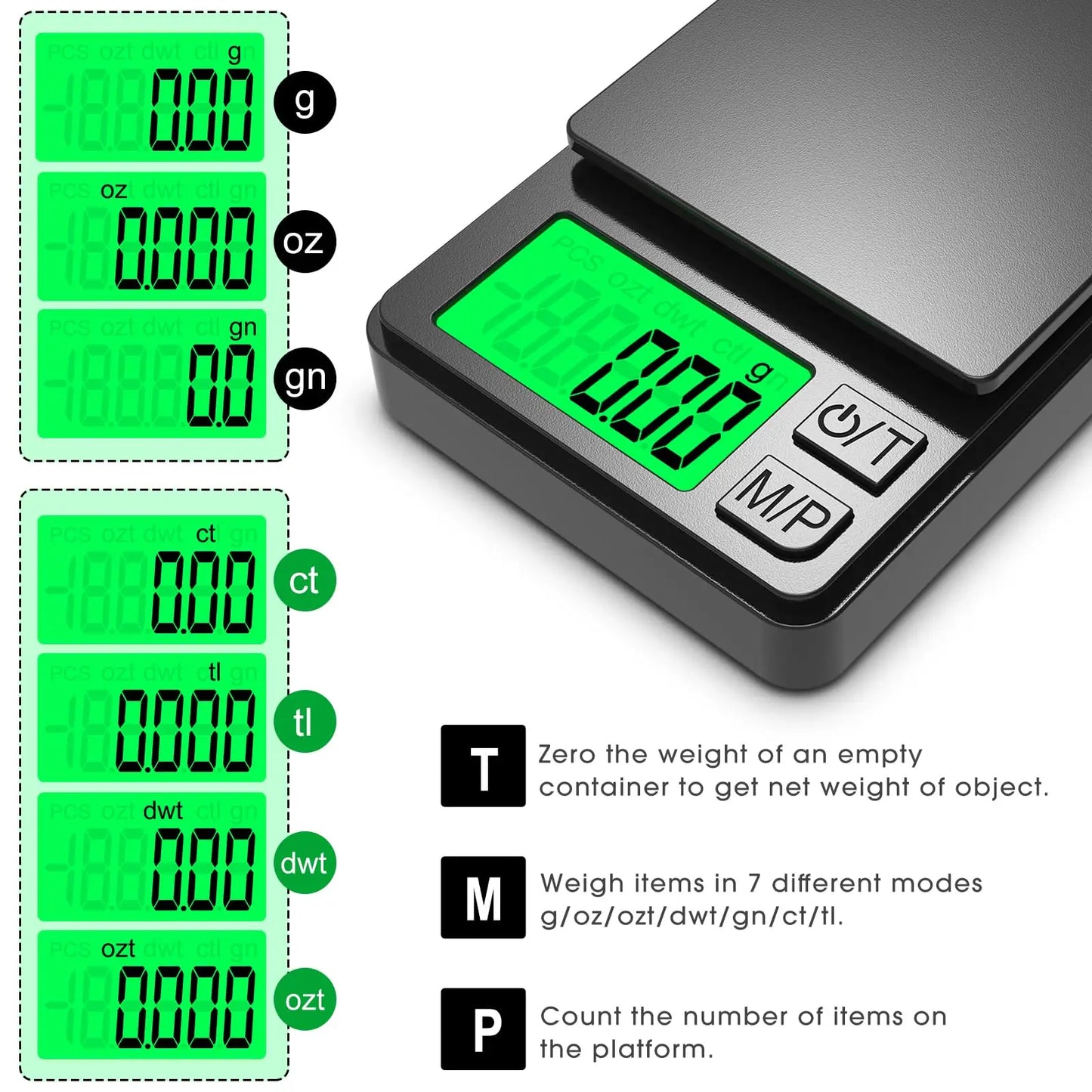 100/500/1kg 0.01g mini digital scale high precision electronic pocket scale jewelry weight kitchen portable electronic scale