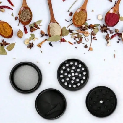 1.6/2inch Metal Herb Grinder Manual Tobacco Spice Mill Pepper Crusher Cigarette Raw Grass Grinder Smoking Kitchen Accessories