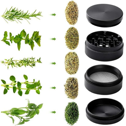 Premium Grinder – 4-teilig mit Pollenschaber