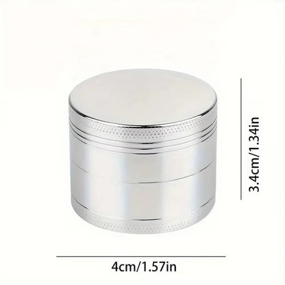 1.6/2inch Metal Herb Grinder Manual Tobacco Spice Mill Pepper Crusher Cigarette Raw Grass Grinder Smoking Kitchen Accessories