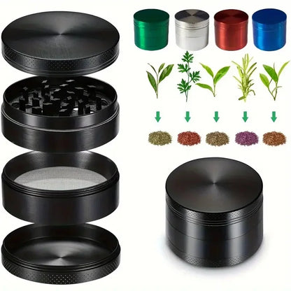 Premium Grinder – 4-teilig mit Pollenschaber
