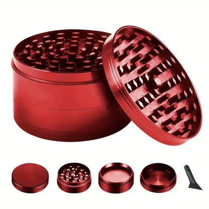 Premium Grinder – 4-teilig mit Pollenschaber