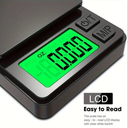 Präzise Digitale Taschenwaage 1000g/0.01g – Kompakt & Vielseitig