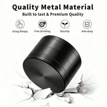 1.6/2inch Metal Herb Grinder Manual Tobacco Spice Mill Pepper Crusher Cigarette Raw Grass Grinder Smoking Kitchen Accessories