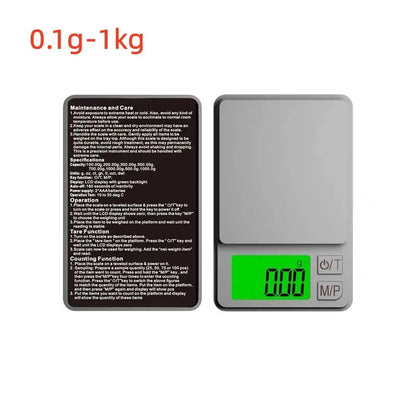 100/500/1kg 0.01g mini digital scale high precision electronic pocket scale jewelry weight kitchen portable electronic scale