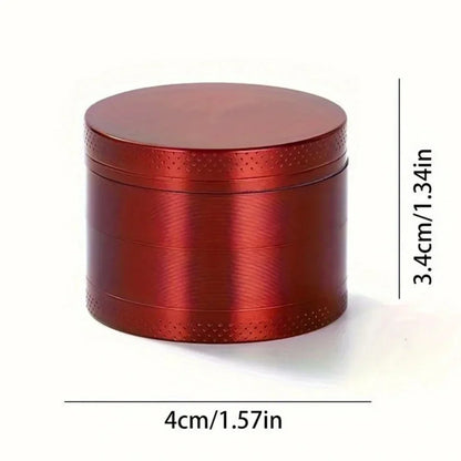 1.6/2inch Metal Herb Grinder Manual Tobacco Spice Mill Pepper Crusher Cigarette Raw Grass Grinder Smoking Kitchen Accessories