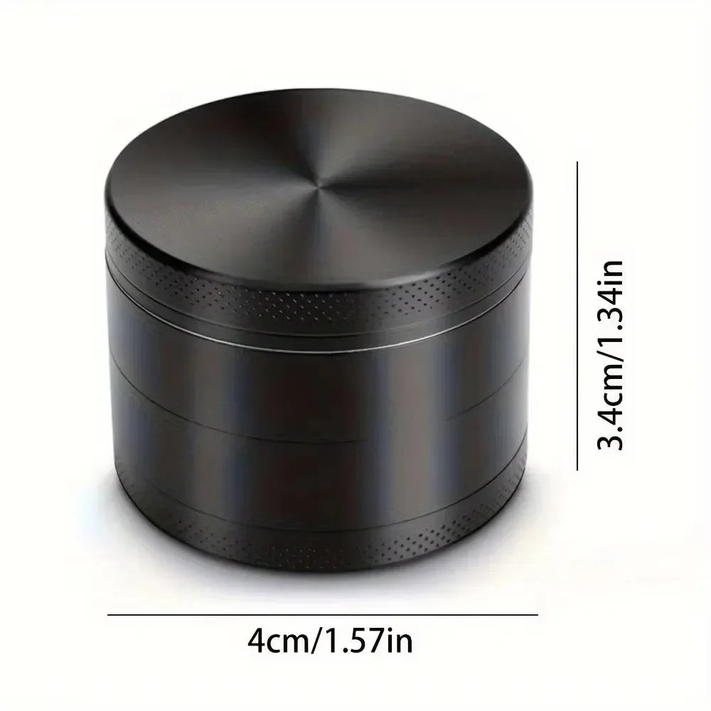 1.6/2inch Metal Herb Grinder Manual Tobacco Spice Mill Pepper Crusher Cigarette Raw Grass Grinder Smoking Kitchen Accessories